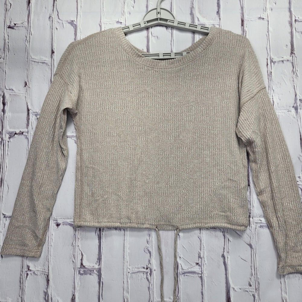 Abercrombie Fitch Sweater Womens Size Small‎ Pullover Pinkish Beige